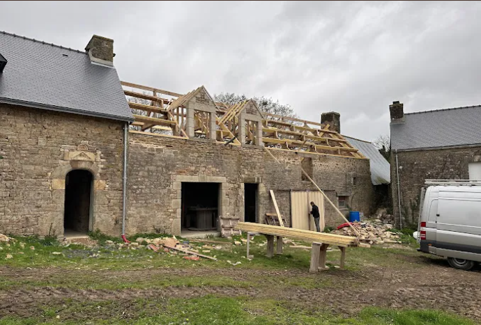 Ossature bois et terrasse extérieure sur mesure